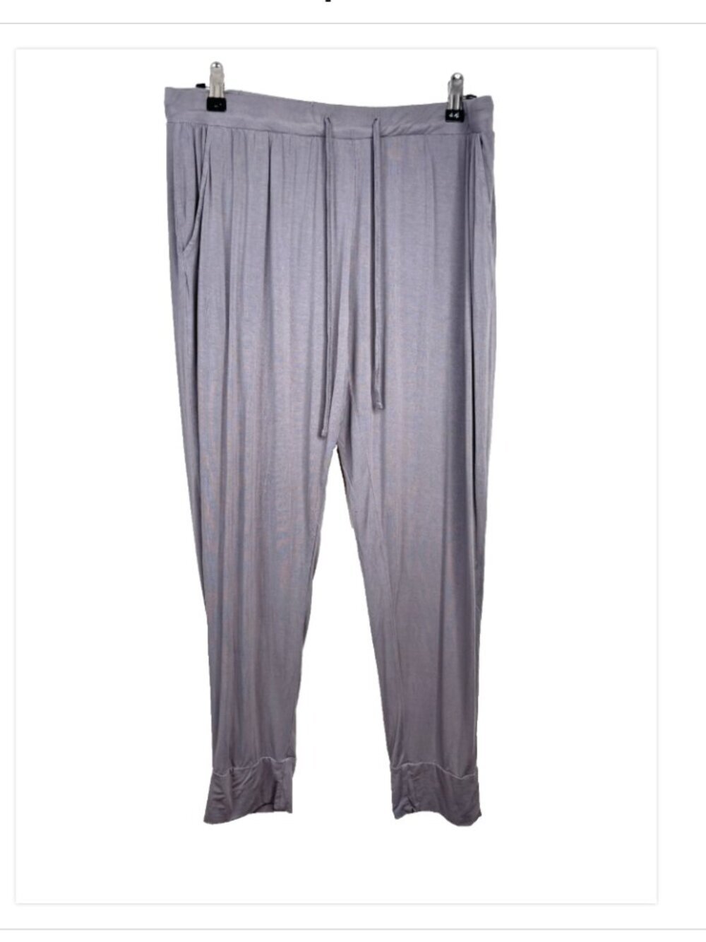Little Bum Bums Adult XL Bamboo Lounge Pants Joggers Viscose Pockets Grey Pajama